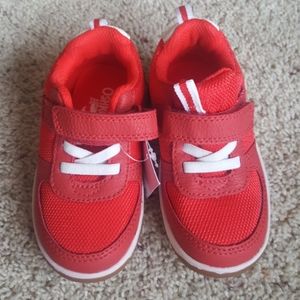 NWT OshKosh Bgosh Toddler Red Shoes Sz:7